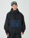 Veste de snowboard bomber ample AlpineCruise pour homme avec poche cargo