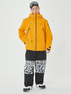 Veste de ski freestyle Mountain Breaker pour homme et pantalon de ski à empiècements graphiques