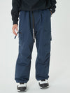 Pantalon de ski ample pour homme, style expédition en montagne, avec poches cargo latérales