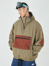 Veste de snowboard bomber ample AlpineCruise pour homme avec poche cargo