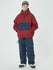 Veste bomber d'hiver pour homme avec pantalon de snowboard cargo ample.