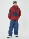 Combinaison de ski freeride homme, veste et pantalon amples