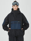 Veste de snowboard bomber ample AlpineCruise pour femme avec poche cargo