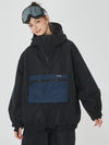 Veste de snowboard bomber ample AlpineCruise pour femme avec poche cargo