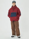 Veste bomber ample d'hiver pour homme et pantalon cargo de snowboard stylé