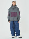 Combinaison de ski freeride homme, veste et pantalon amples