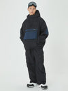 Veste bomber ample d'hiver pour homme et pantalon cargo de snowboard stylé