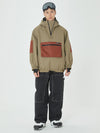 Combinaison de ski freeride homme, veste et pantalon amples