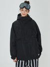 Anorak ample Alpine Freerider pour femme avec deux poches cargo poitrine