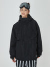 Anorak ample Alpine Freerider pour femme avec deux poches cargo poitrine