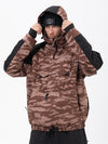 Veste bomber de snowboard Mountain Freestyle pour homme avec poche cargo