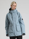 Veste de snowboard cargo Gsou Snow Winter Force pour femme