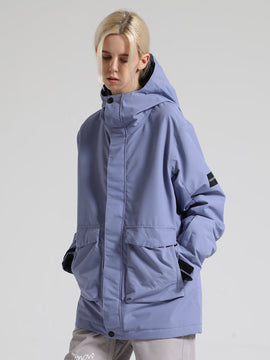Veste de snowboard cargo Gsou Snow Winter Force pour femme