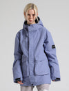Veste de snowboard cargo Gsou Snow Winter Force pour femme