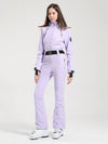 Combinaison de ski Gsou Snow Classic pour femme, coupe évasée et ceinturée