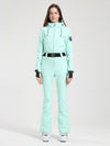 Combinaison de ski Gsou Snow Classic pour femme, coupe évasée et ceinturée