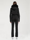 Combinaison de ski Gsou Snow Classic pour femme, coupe évasée, bordure en fausse fourrure, modèle Dawn