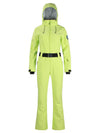 Combinaison de ski Gsou Snow Classic pour femme, coupe évasée et ceinturée
