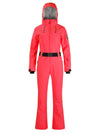 Combinaison de ski Gsou Snow Classic pour femme, coupe évasée et ceinturée