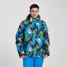 Veste de ski imperméable et isolée Mutu Snow Landscape pour homme