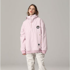 Anorak polaire à capuche Searipe Snow Addict Slope Queen pour femme