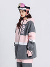 Coupe-vent Cosone Winter Forward à fermeture éclair et blocs de couleur pour femme