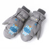 Moufles de neige imperméables pour enfants Snowshred à motif hippopotame mignon