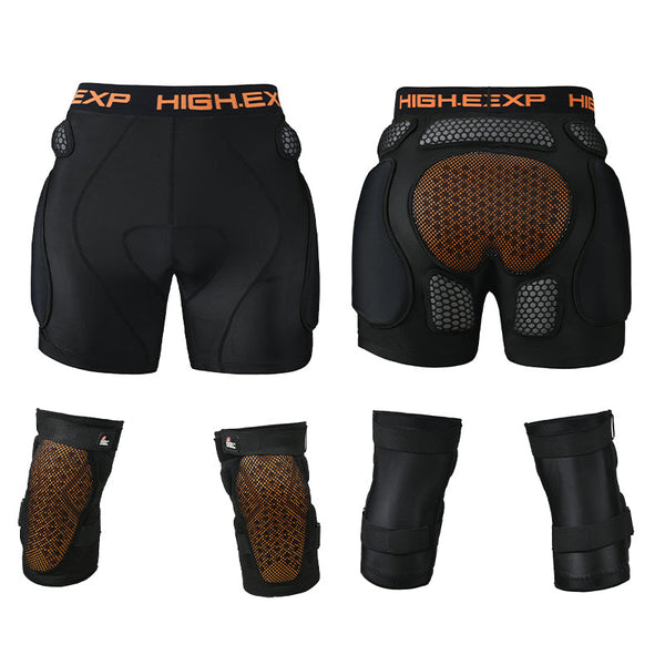 Short de protection et genouillères unisexes Kid's High Experience Total Impact.