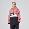 Veste de ski cargo Powershot pour femme avec demi-zip et ourlet amovible