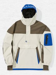 Veste anorak de snowboard Nandn Happy Holidays pour femmes