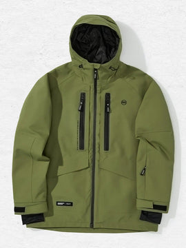 Veste de ski oversize Nandn Candy Snow pour femme