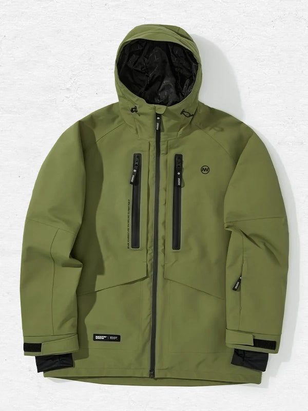 Veste de ski oversize Nandn Candy Snow pour femme