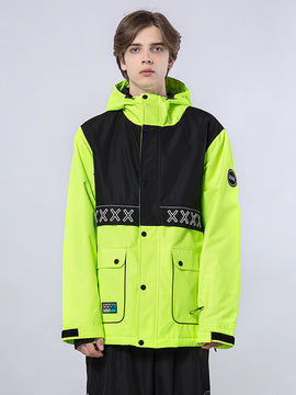 Dook Snow Winter Land Cargo Veste de snowboard pour homme