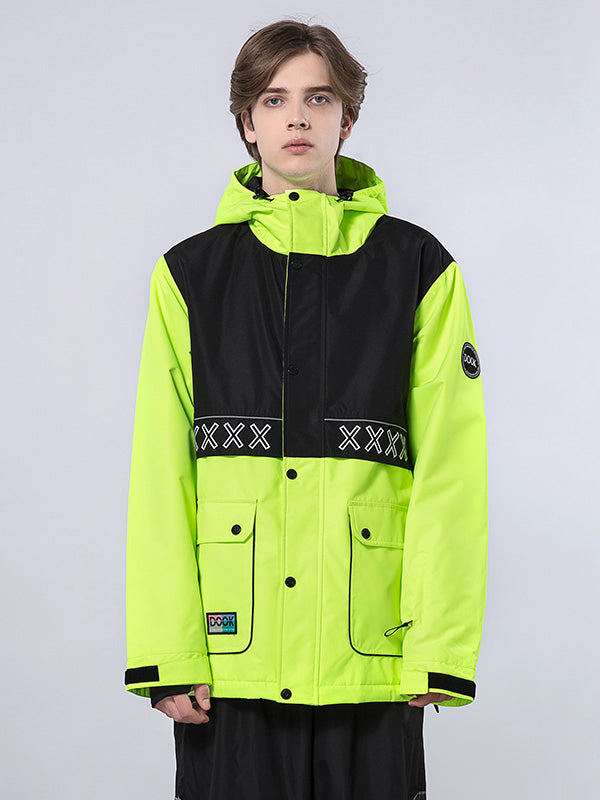 Dook Snow Winter Land Cargo Veste de snowboard pour homme