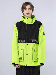 Dook Snow Winter Land Cargo Veste de snowboard pour homme