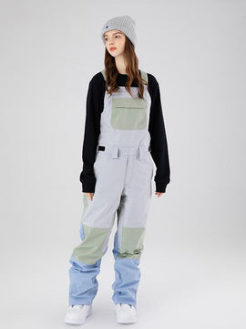 Salopette de snowboard Searipe Mountain Discover Colorblock pour femme