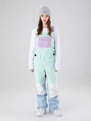 Salopette pantalon de neige Searipe Mountain Discover Colorblock pour femme