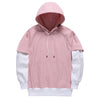 Sweat à capuche polaire pour femme avec motif smiley