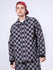 Veste de snowboard coach à damier RARWAR pour homme