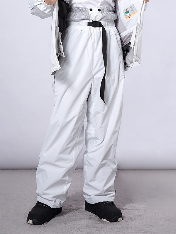 Pantalon de snowboard élastique à rayures Dook Snow pour homme
