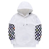Sweat à capuche polaire pour homme avec motif smiley