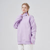 Sweat à capuche unisexe en polaire Dook Snow pour femme, idéal pour les activités de plein air et la neige.