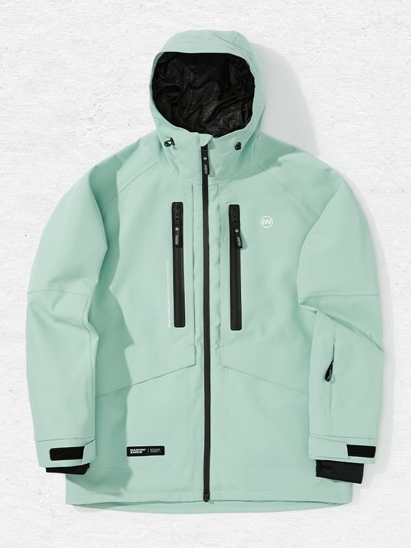 Veste de ski oversize Nandn Candy Snow pour homme