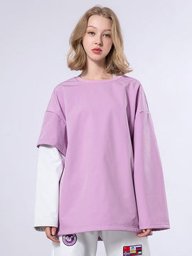 Pull à col rond Mutu Snow Fake Two pour femme
