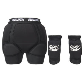 Ensemble short et genouillères de protection unisexe Gsou Snow Undercover