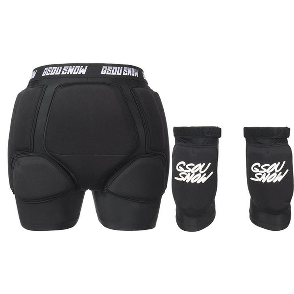 Ensemble short et genouillères de protection unisexe Gsou Snow Undercover
