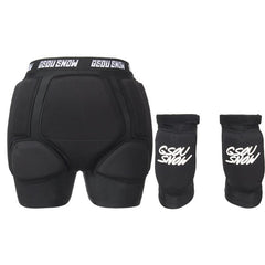 Ensemble short et genouillères de protection unisexe Gsou Snow Undercover
