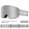 Lunettes de ski unisexes Nandn Optics Winter Mountain Fashion Snowboard sans monture