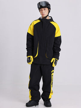 Ensemble veste et pantalon de ski Cosone Adept V Winter pour homme, avec grandes poches
