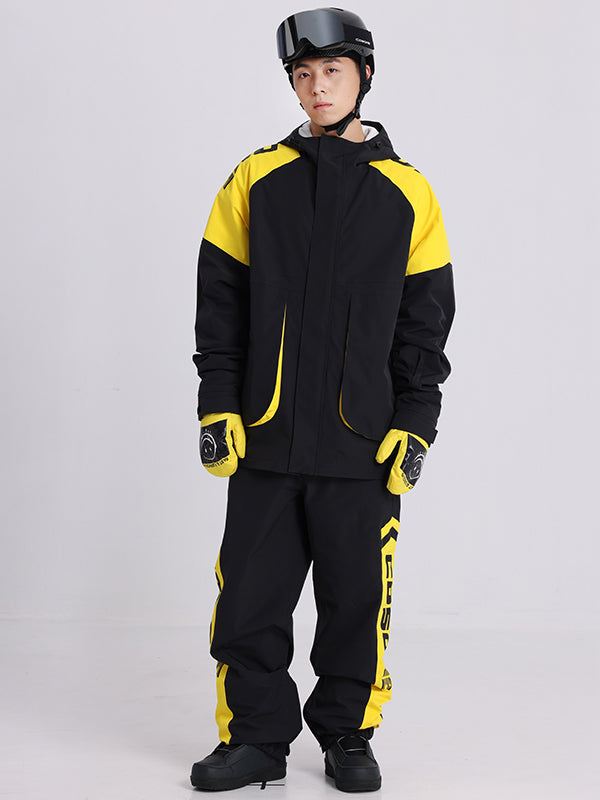 Ensemble veste et pantalon de ski Cosone Adept V Winter pour homme, avec grandes poches